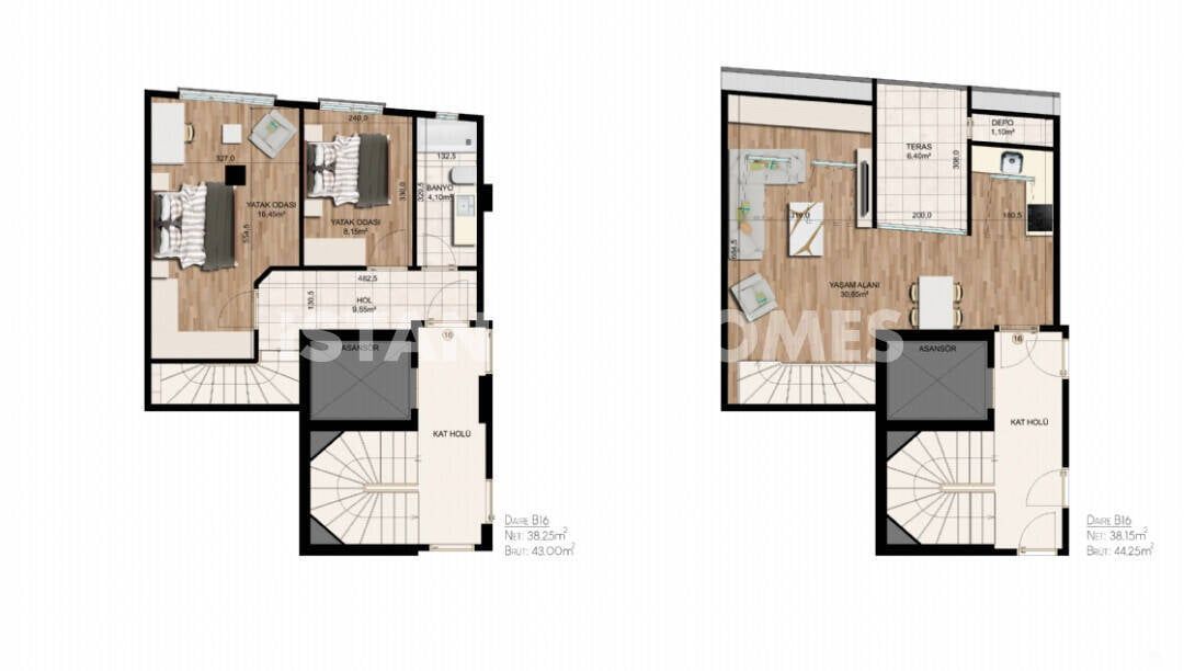 Penthouse in Istanbul, Turkey, 75 m² - picture 1