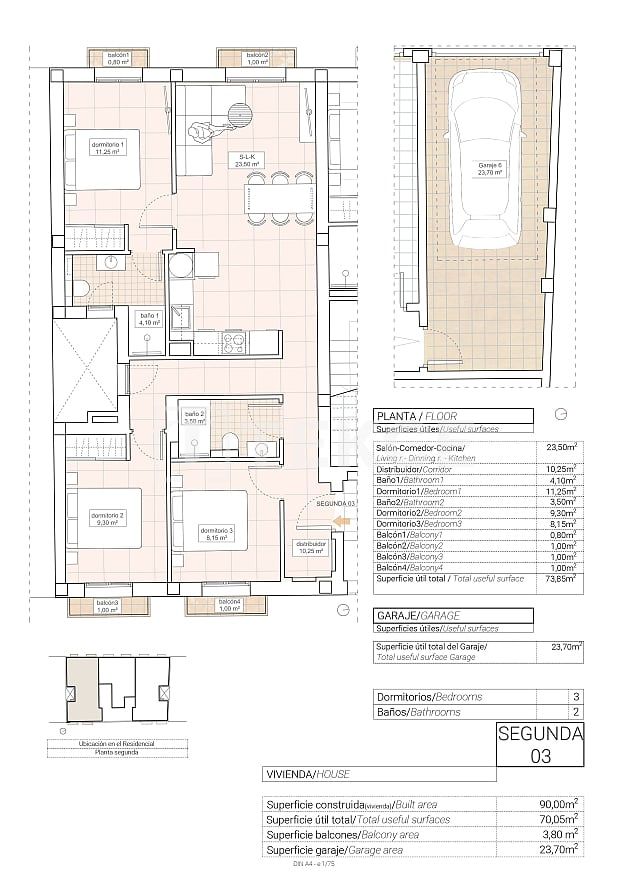 Appartamenti a Hondon de las Nieves, Spagna, 66 m² - foto 5