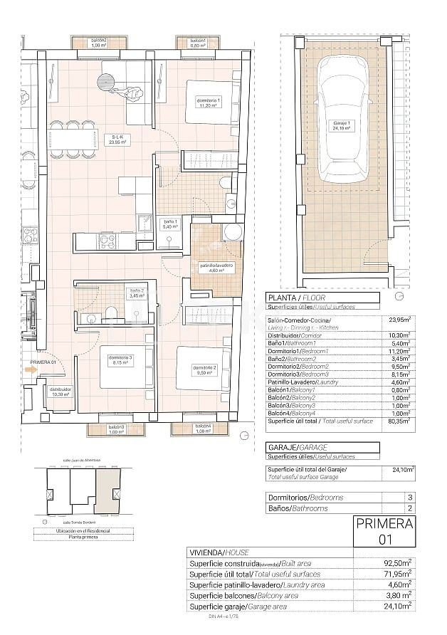 Penthouse in Hondon de las Nieves, Spain, 56 m² - picture 6