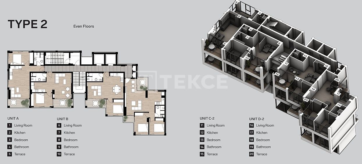 Penthouse à Alanya, Turquie, 110 m² - image 11