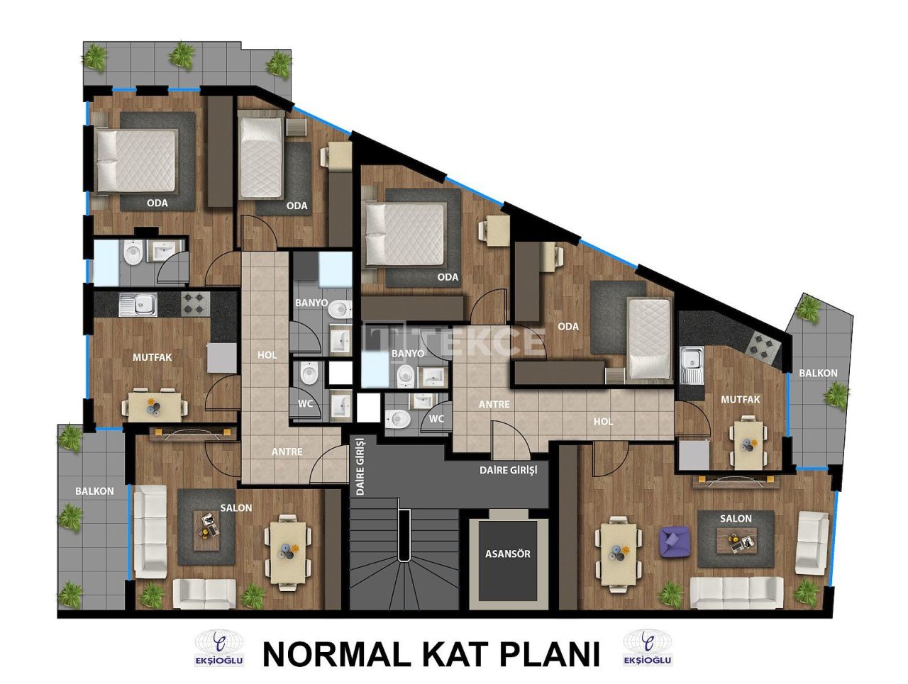 Apartamento en Antalya, Turquia, 110 m² - imagen 11