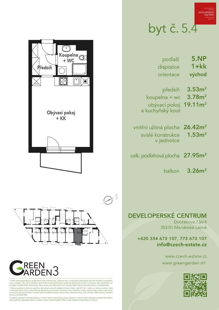 Appartement à Marianske Lazne, Tchèque, 28 m² - image 3