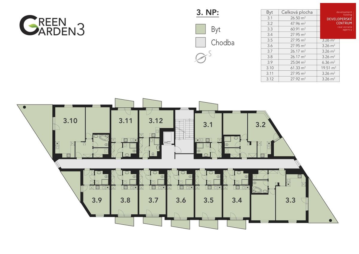 Appartement à Marianske Lazne, Tchèque, 61 m² - image 4