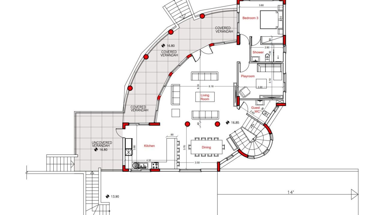 Villa in Paphos, Zypern, 397 m² - Foto 10