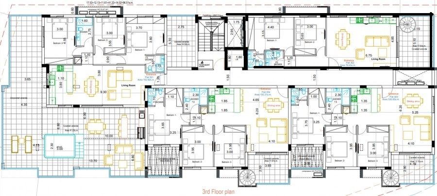 Penthouse in Larnaca, Cyprus, 97 m² - picture 11