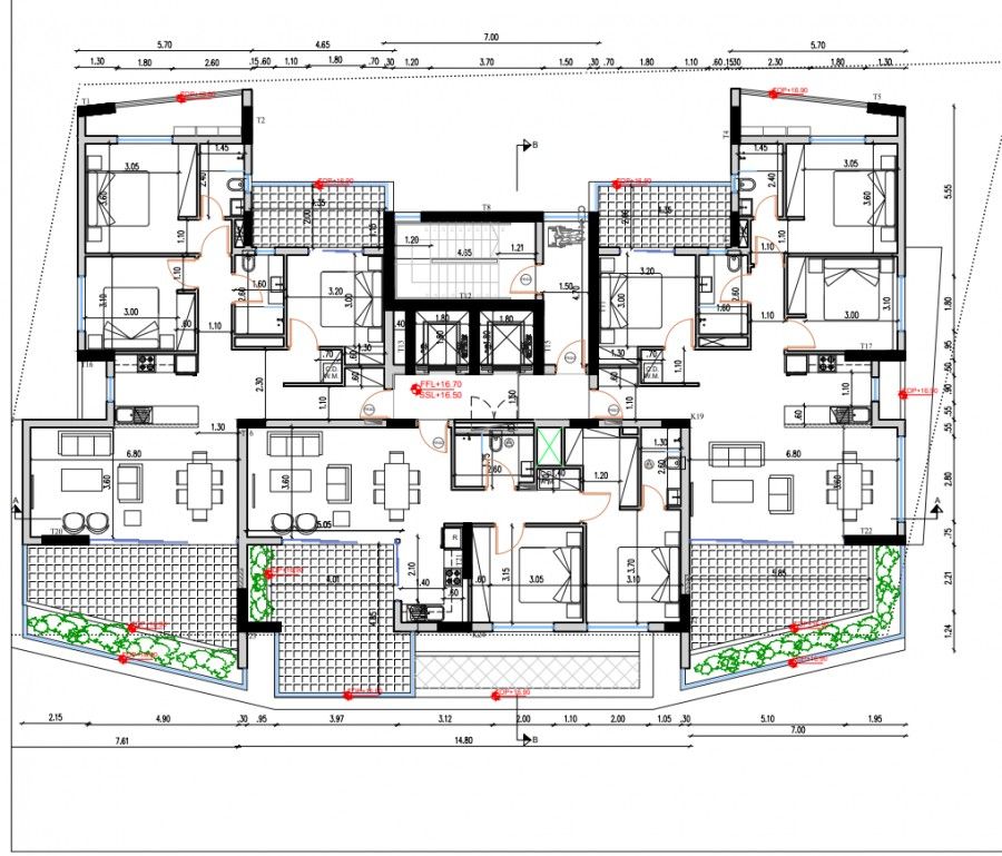 Appartamenti a Larnaca, Cipro, 106 m² - foto 14