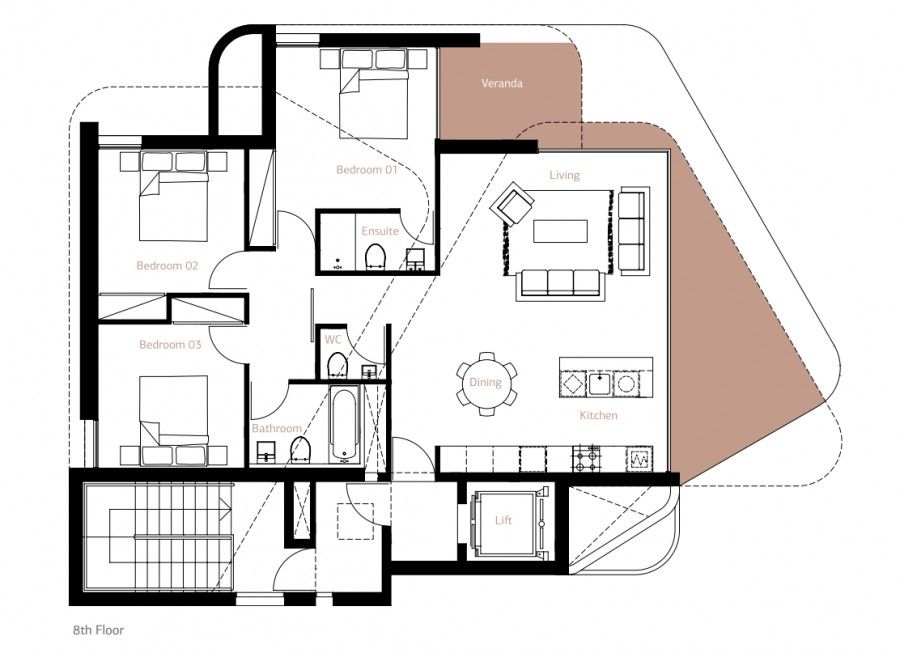 Appartamenti a Larnaca, Cipro, 131 m² - foto 14