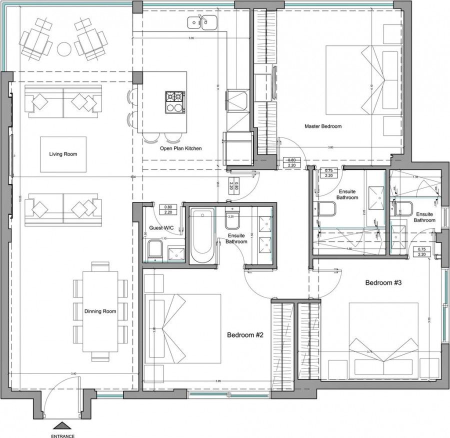 Appartamenti a Limassol, Cipro, 118 m² - foto 15