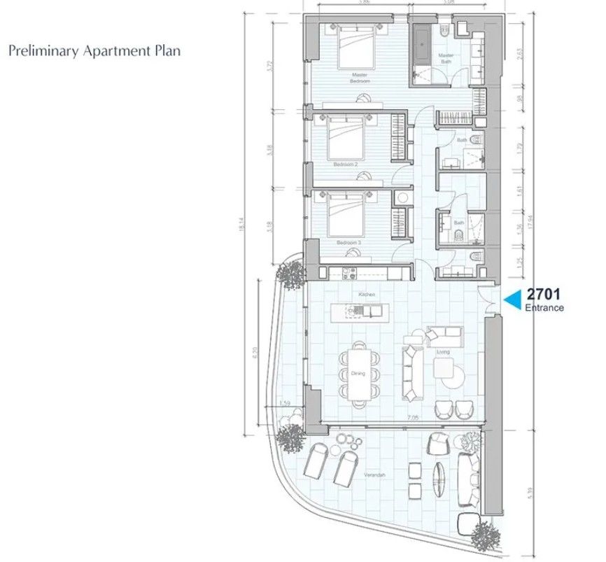 Apartamento en Limasol, Chipre, 268 m² - imagen 17