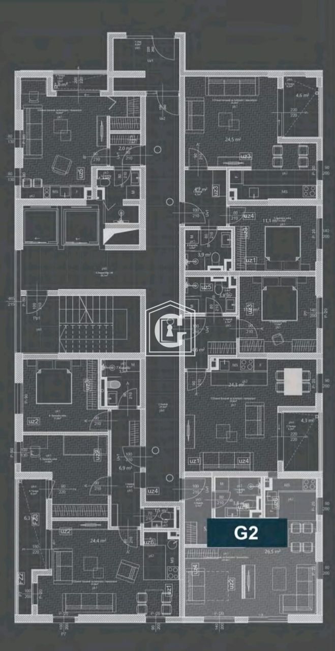 Apartment in Bar, Montenegro, 34 m² - picture 2