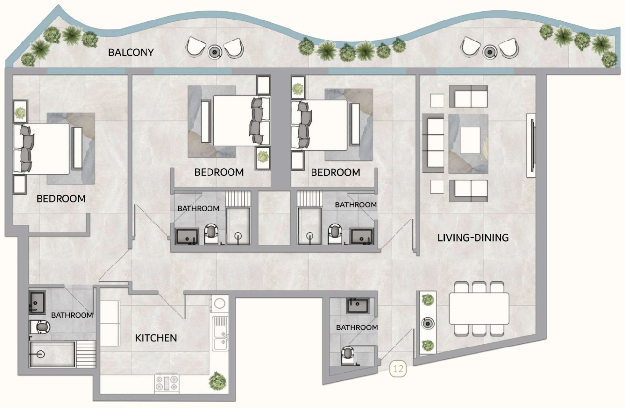 Appartamento a Ajman, EAU, 166 m² - foto 5