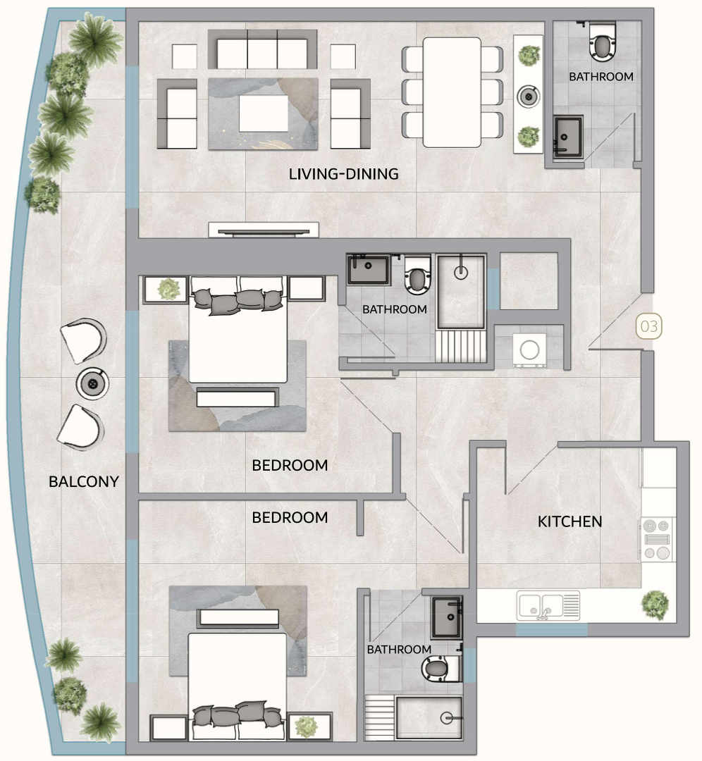 Wohnung in Adschman, VAE, 119 m² - Foto 5