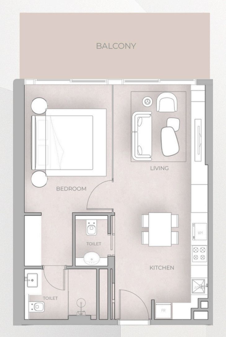 Wohnung in Dubai, VAE, 74 m² - Foto 5