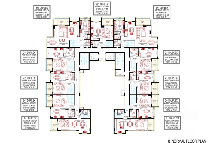 Penthouse à Alanya, Turquie, 107 m² - image 2