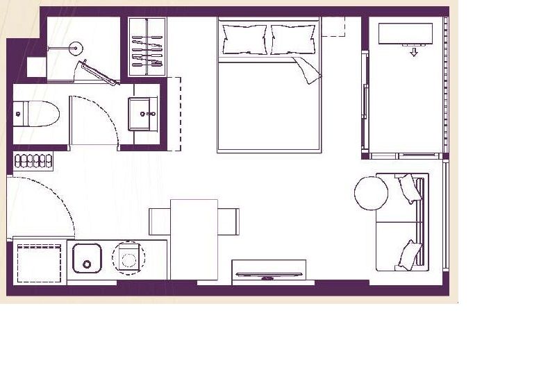 Estudio en Phuket, Tailandia, 26 m² - imagen 7