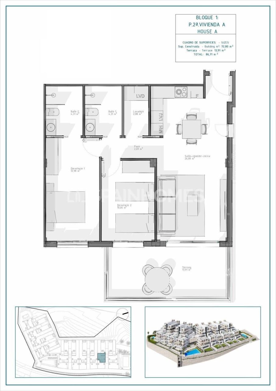 Appartement Cuevas del Almanzora, Espagne, 99 m² - image 12