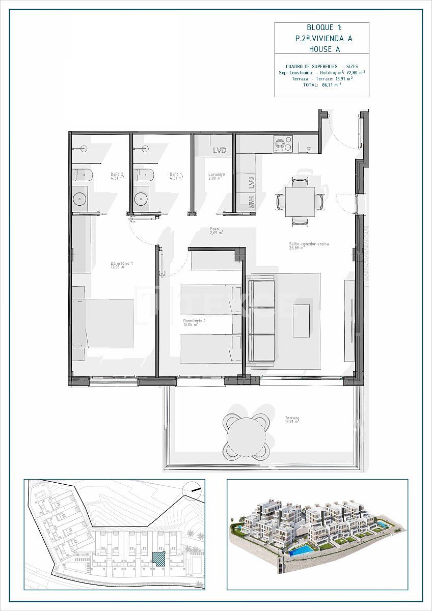 Penthouse Cuevas del Almanzora, Spanien, 100 m² - Foto 13