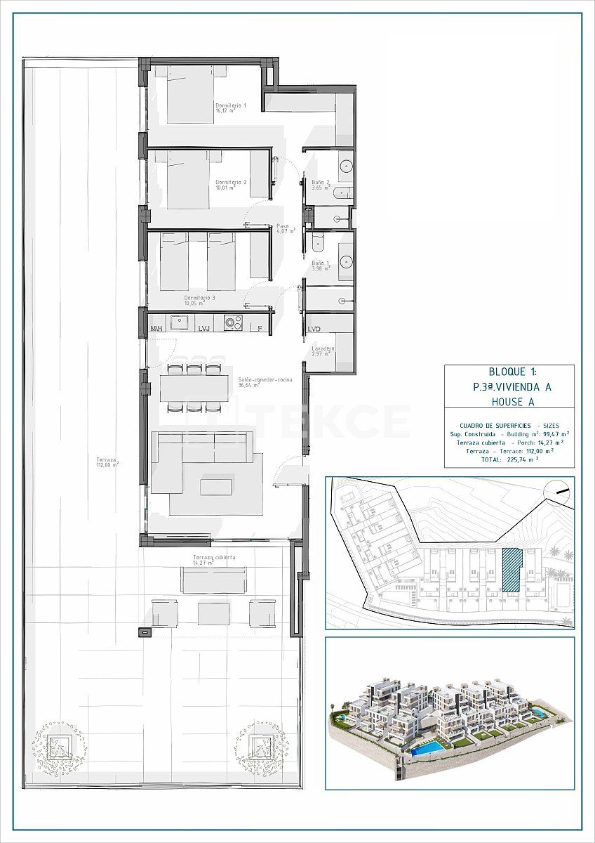 Penthouse Cuevas del Almanzora, Spanien, 100 m² - Foto 15