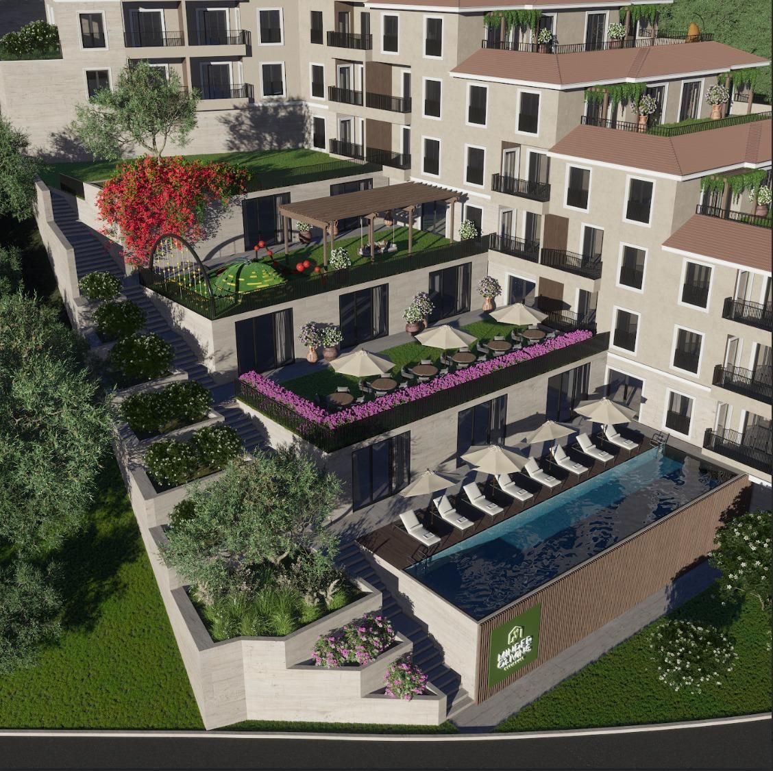 Apartment in Becici, Montenegro, 42 m² - picture 1