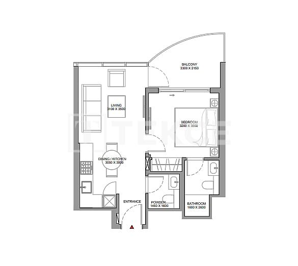 Appartement Umm Al Quwain, EAU, 51 m² - image 17