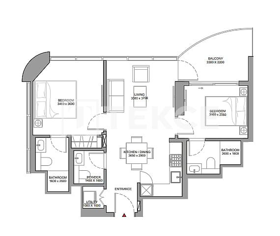 Appartement Umm Al Quwain, EAU, 51 m² - image 18