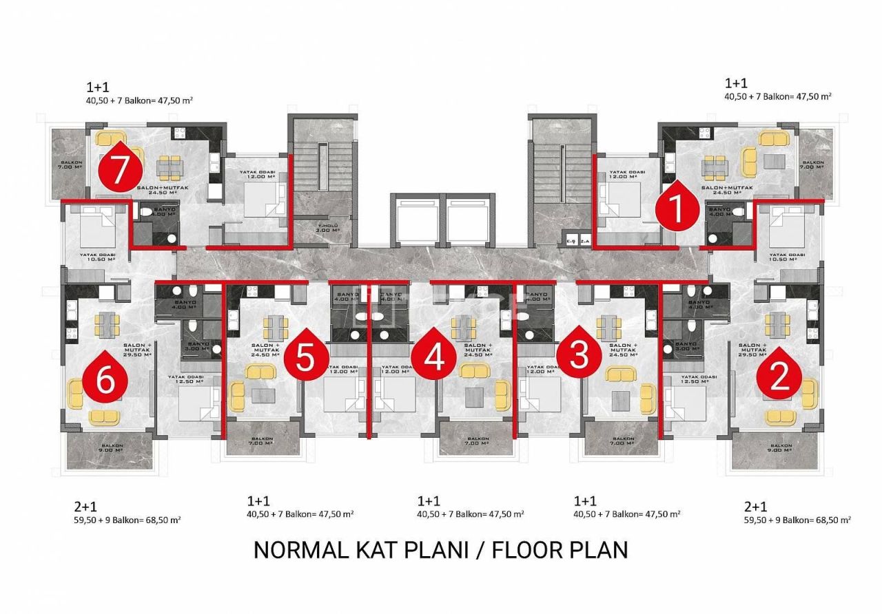 Penthouse in Alanya, Turkey, 171 m² - picture 19