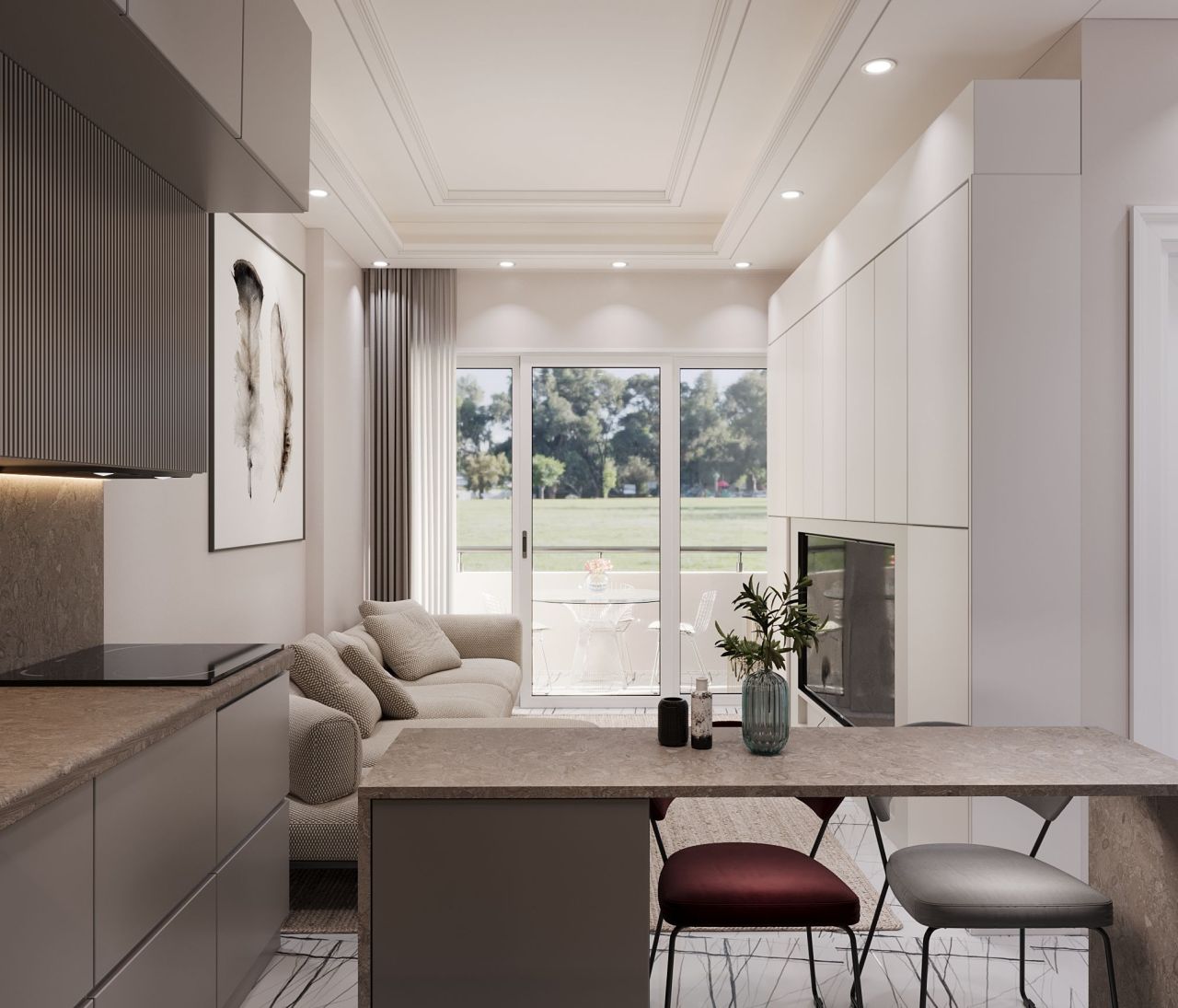 Wohnung in Mersin, Türkei, 35 m² - Foto 3