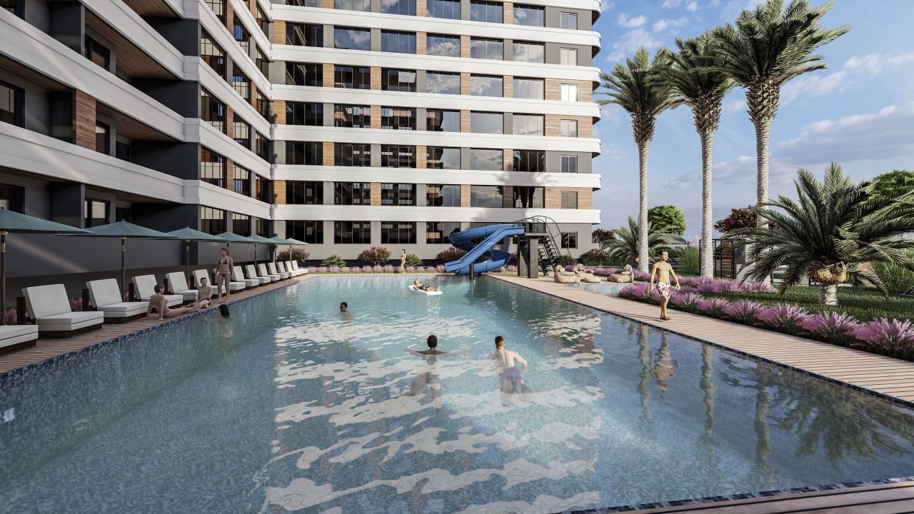 Wohnung in Mersin, Türkei, 35 m² - Foto 1