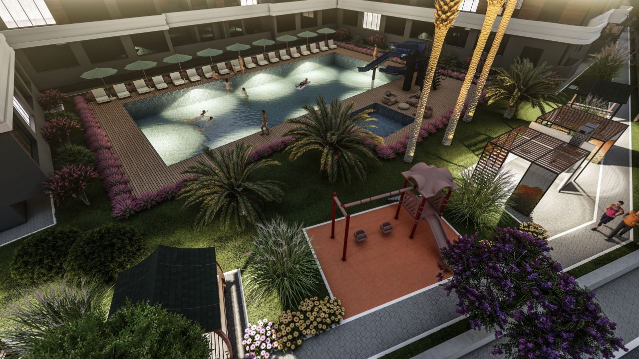 Wohnung in Mersin, Türkei, 35 m² - Foto 6