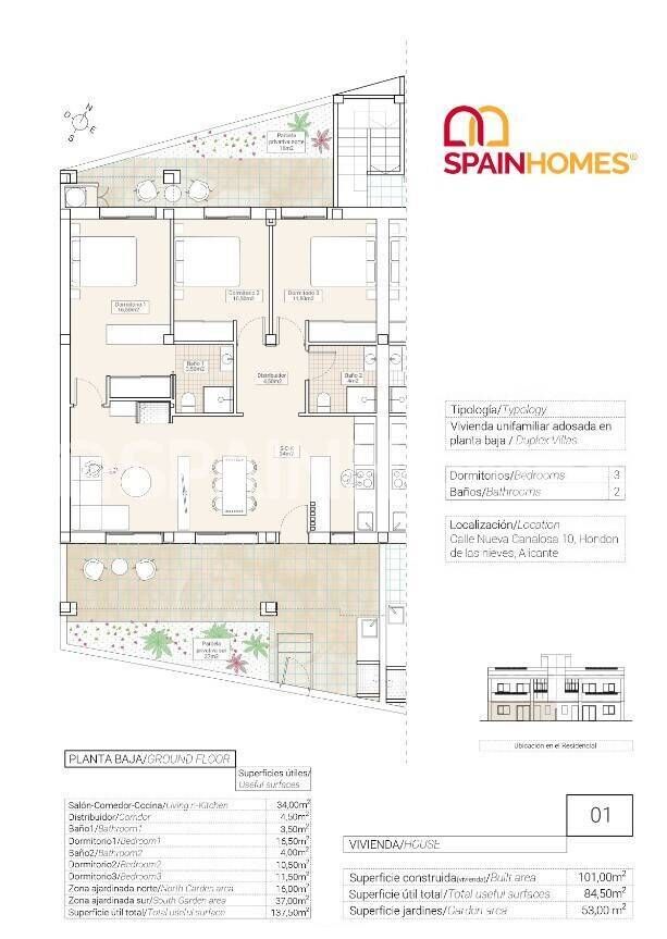 Apartamento en Hondon de las Nieves, España, 150 m² - imagen 10