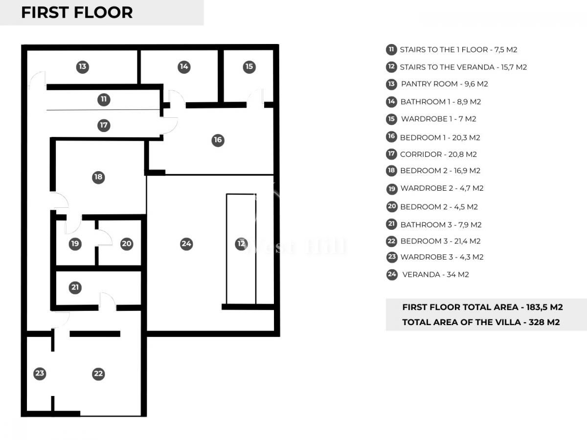 Casa a Krasici, Montenegro, 328 m² - foto 15