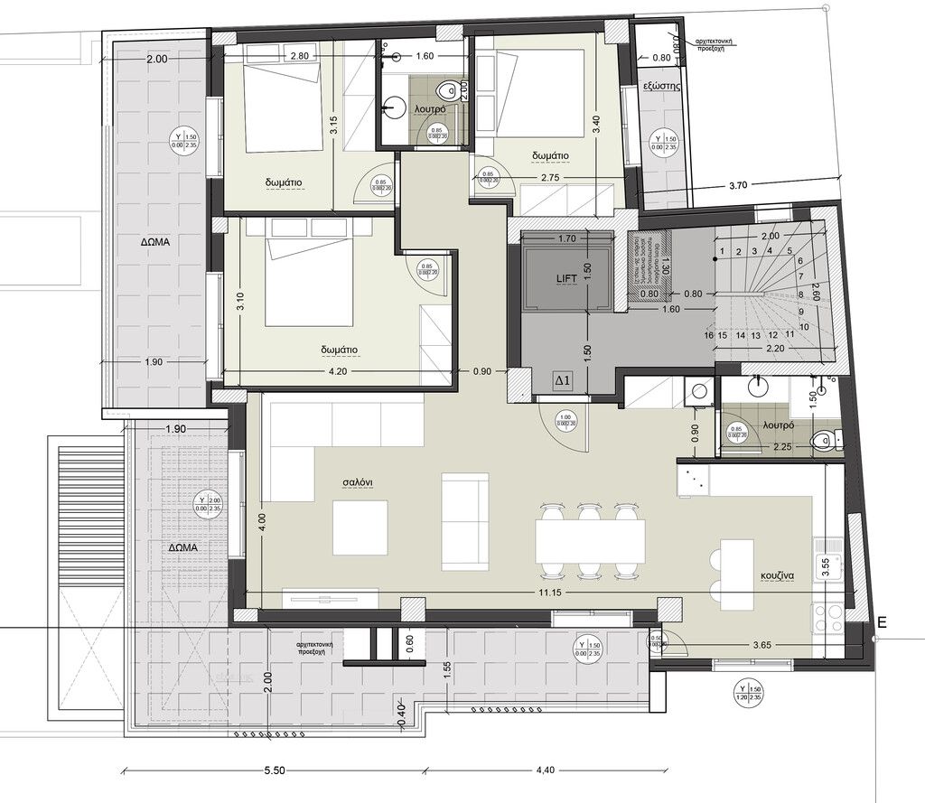Appartement à Thessalonique, Grèce, 140 m² - image 1