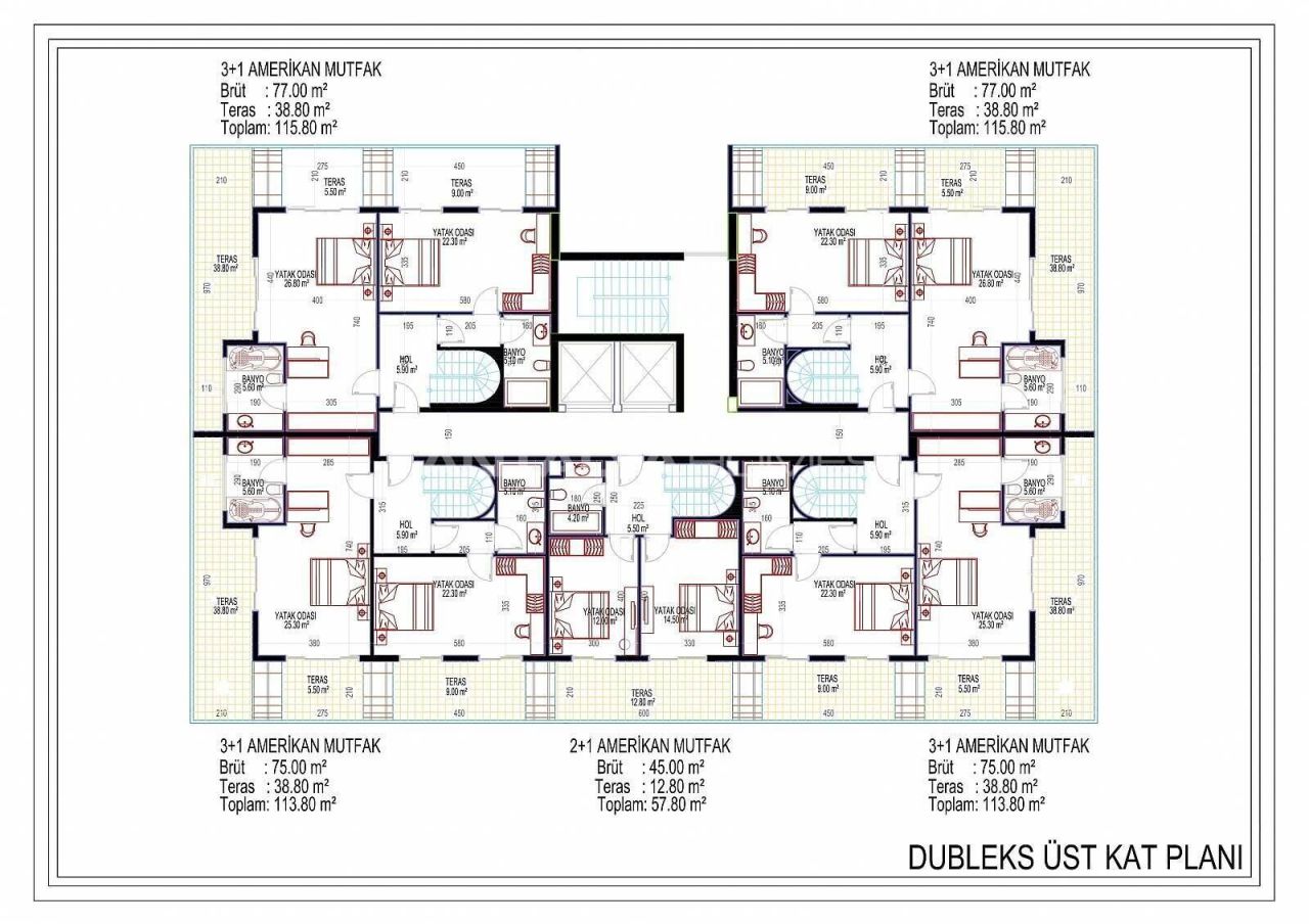 Ático en Alanya, Turquia, 245 m² - imagen 16