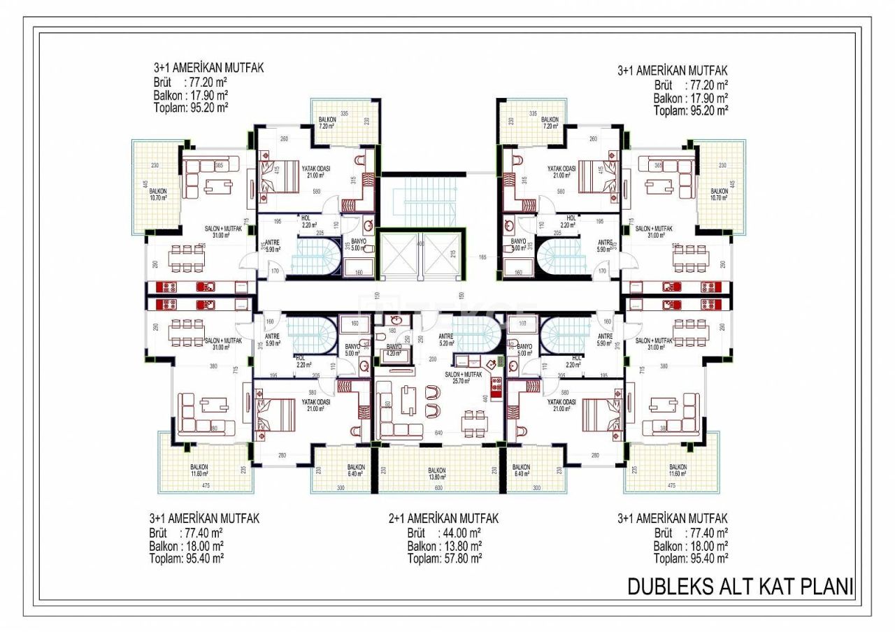Ático en Alanya, Turquia, 245 m² - imagen 16
