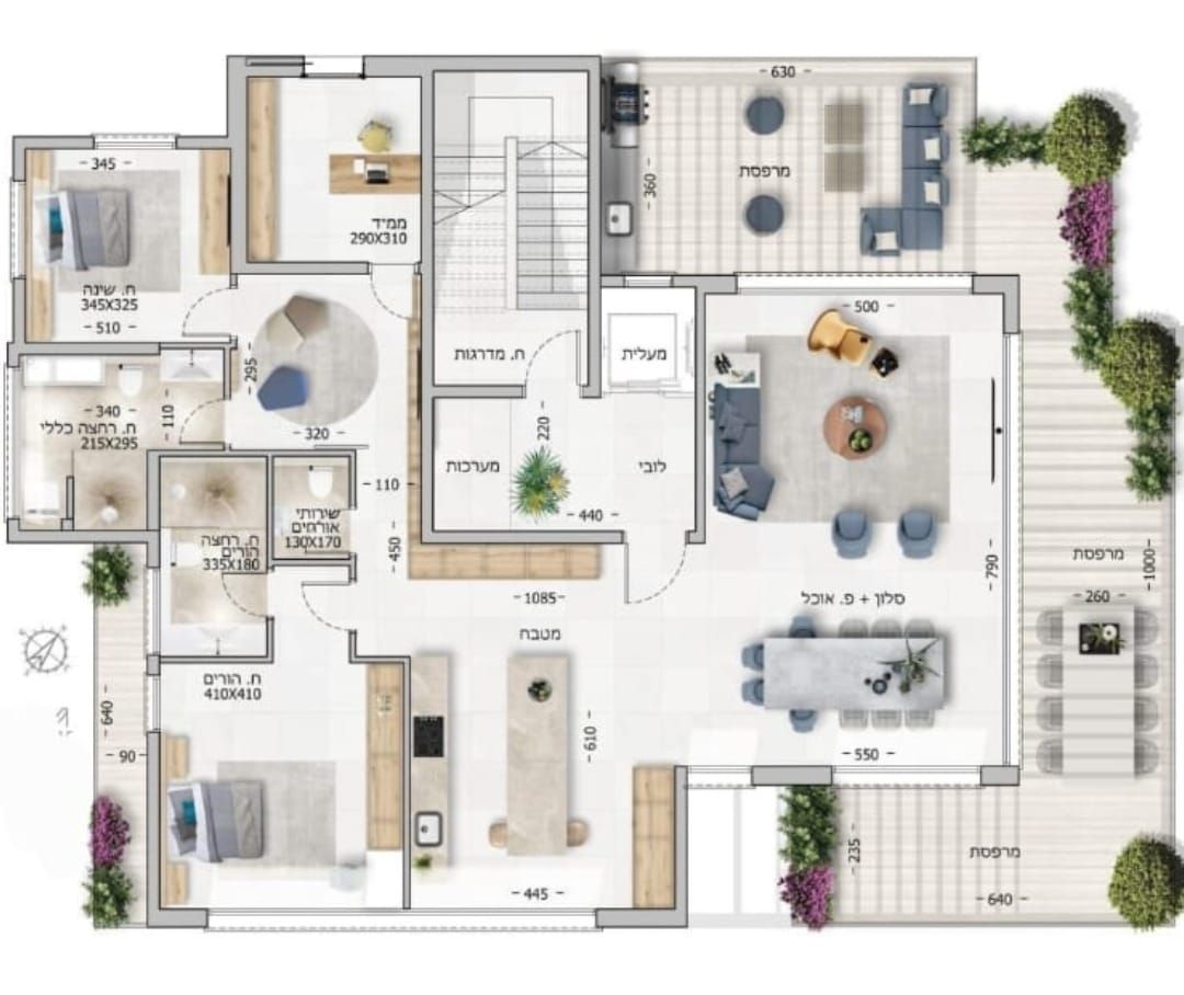 Penthouse in Haifa, Israel, 160 m² - picture 1