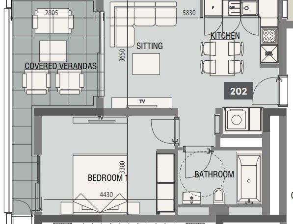 Apartment in Limassol, Zypern, 68 m² - Foto 9