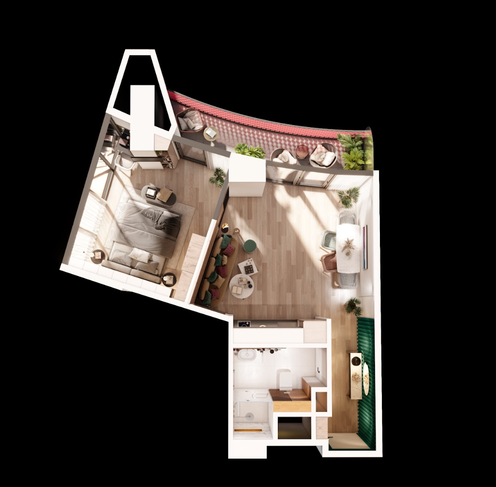 Appartamento a Batumi, Georgia, 33.35 m² - foto 13