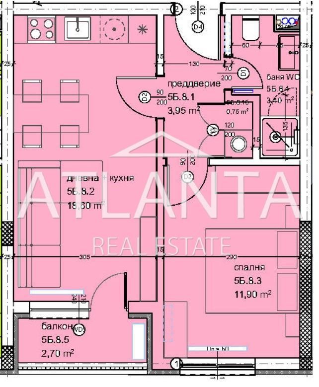 Apartment in Varna, Bulgarien, 58 m² - Foto 2