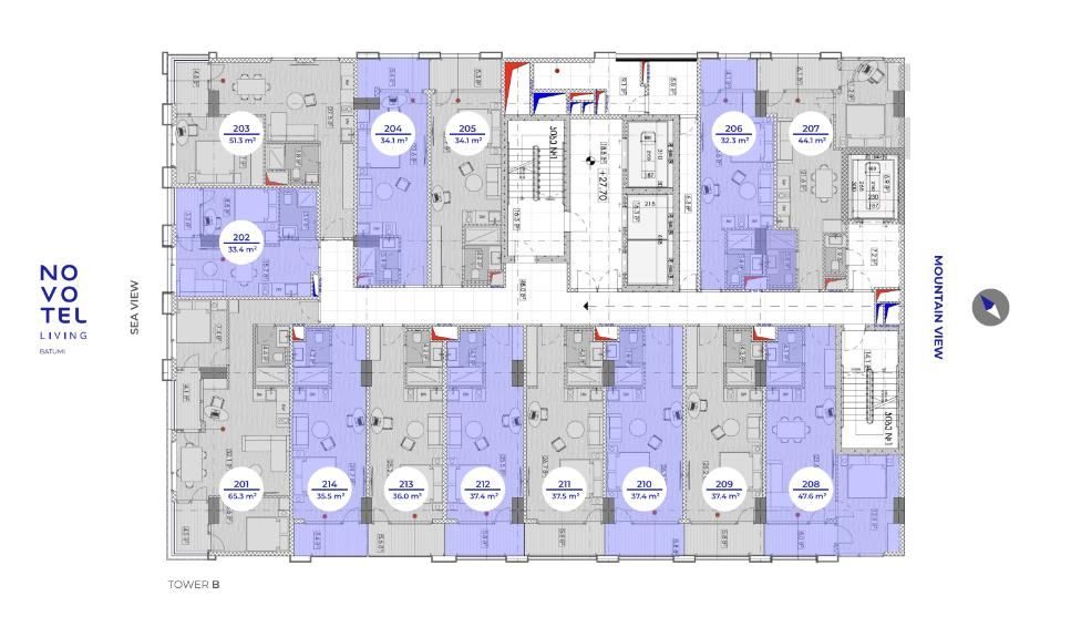 Appartamenti a Batumi, Georgia, 33.3 m² - foto 12