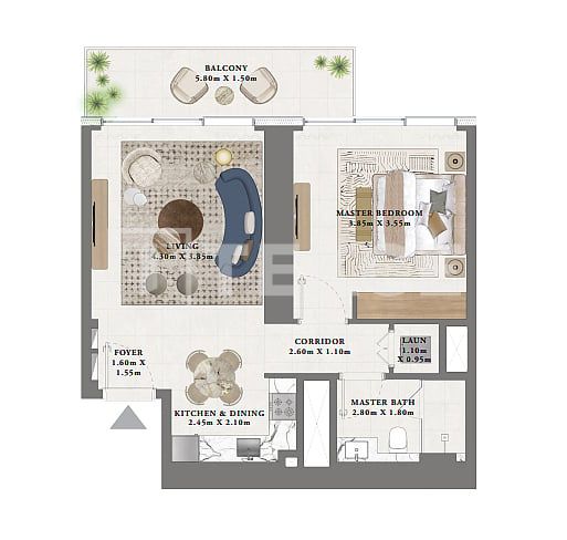 Appartamenti a Dubai, EAU, 115 m² - foto 12