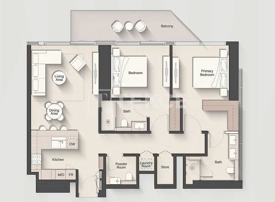 Appartement à Dubaï, EAU, 114 m² - image 16