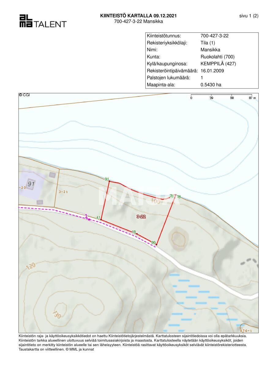 Terreno a Ruokolahti, Finlandia, 5 030 m2 - foto 2