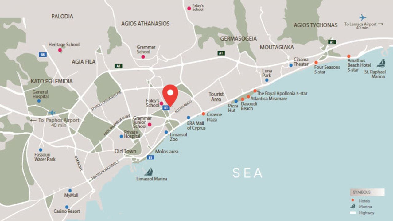 Apartamento en Limasol, Chipre, 62 m² - imagen 3