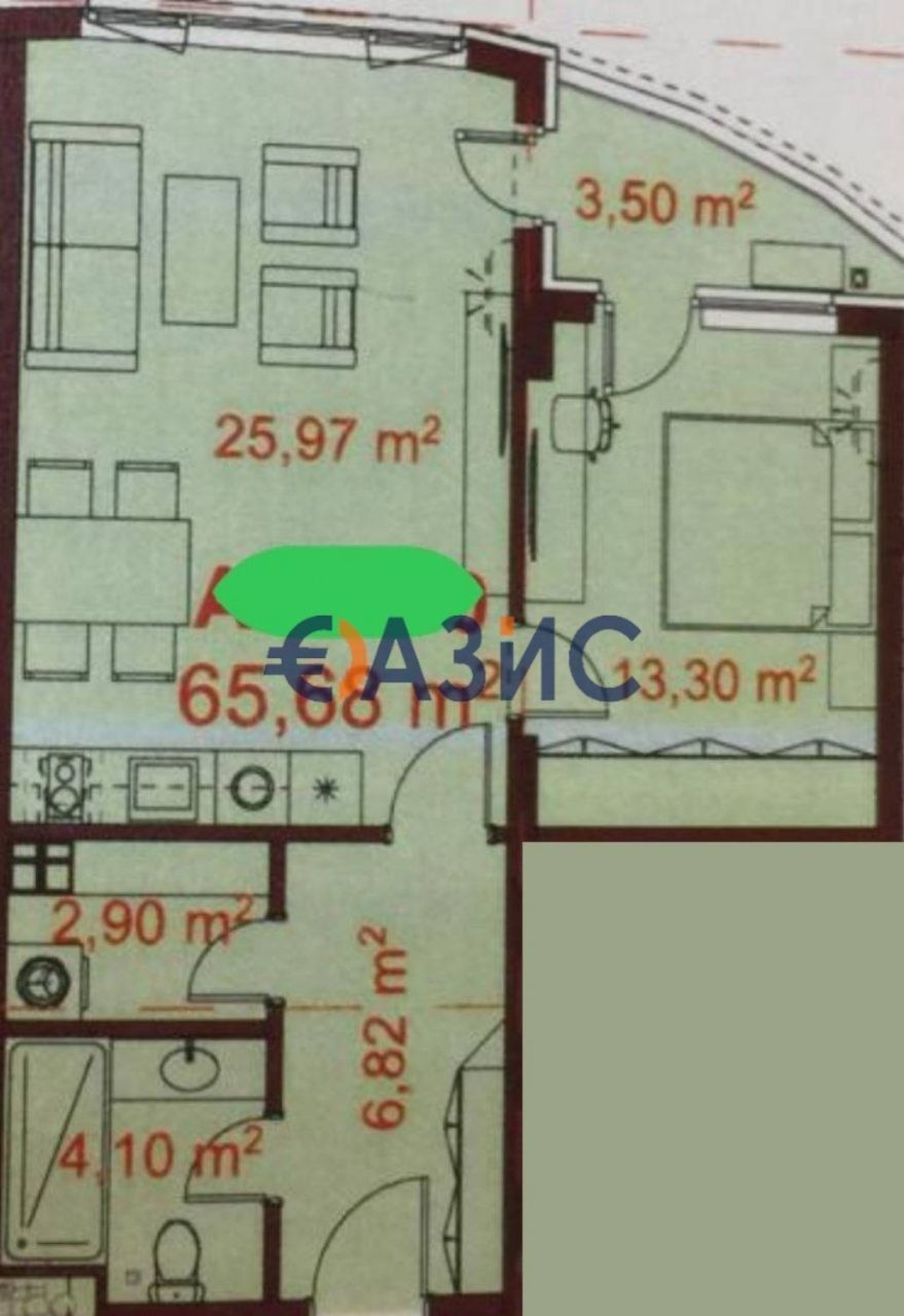 Apartment in Burgas, Bulgaria, 75.8 m² - picture 16