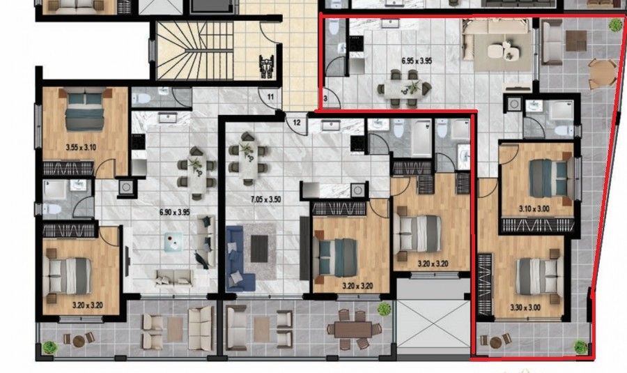 Appartamenti a Limassol, Cipro, 92 m² - foto 5