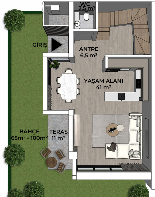 Villa a Antalya, Turchia, 242 m² - foto 4