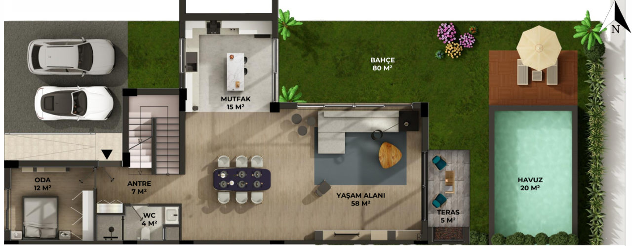 Villa in Antalya, Turkey, 225 m² - picture 3