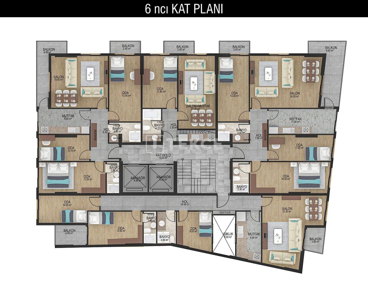 Apartment Karşıyaka, Turkey, 110 m² - picture 13