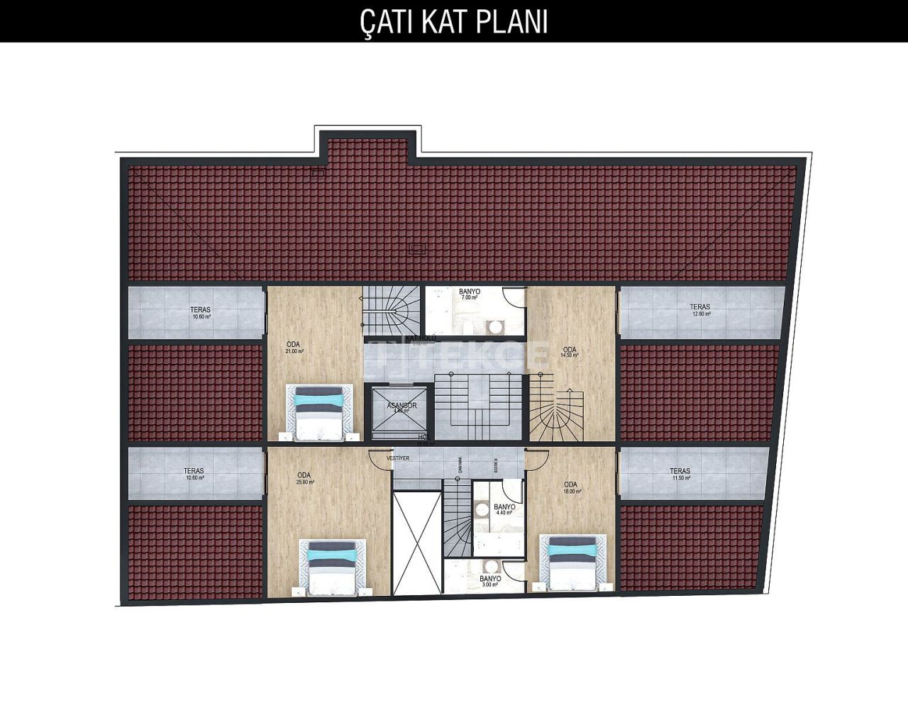 Apartment Karşıyaka, Turkey, 110 m² - picture 16