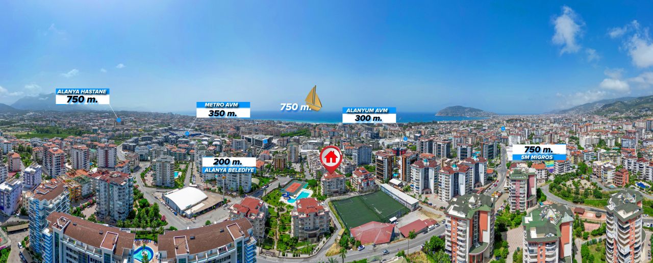 Wohnung in Alanya, Türkei, 110 m² - Foto 1